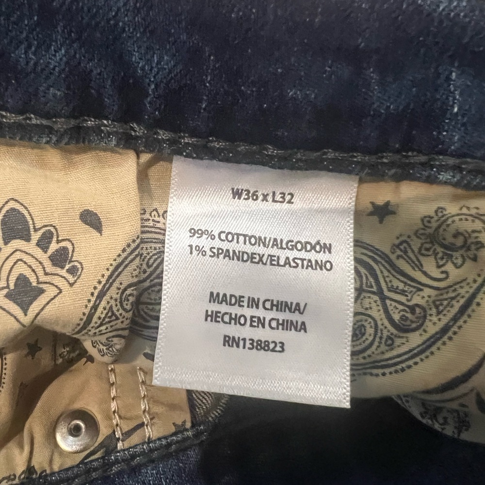 Moon Shine Spirit by Brad Paisley jeans Slim Boot 36x32 - Picture 4 of 6